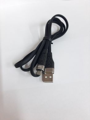 Кабель USB -micro  Hoco X53 Angel Silicone чорний 1m. 2.4 А
